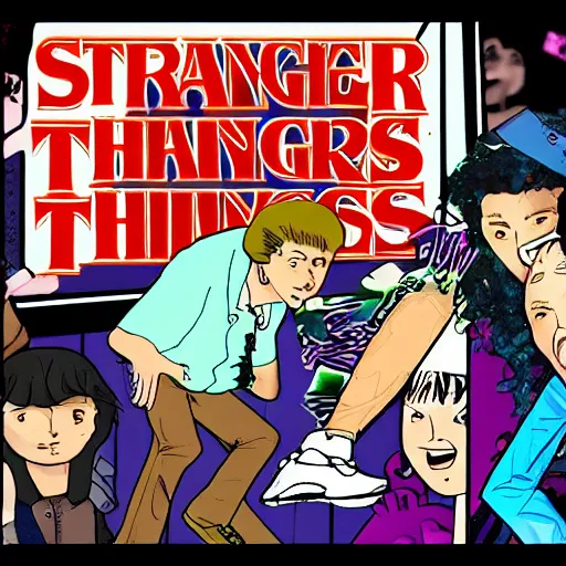 Prompt: Stranger Things Vecna breakdancing at an 80s themed party