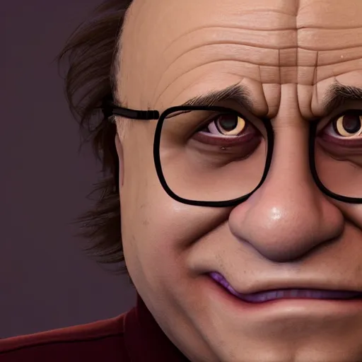 Prompt: Danny Devito render as a very beautiful 3d anime boy, long braided hair, hazel eyes, full round face, cinematic lightning, medium shot, mid-shot, highly detailed, trending on Artstation, Unreal Engine 4k, cinematic wallpaper