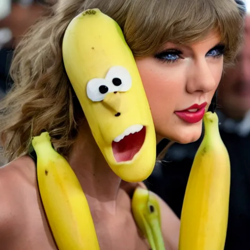 Image similar to taylor swift as a banana