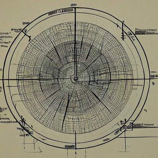 Image similar to a blueprint style of a satellite drawn by leonardo da vincil, drawing,