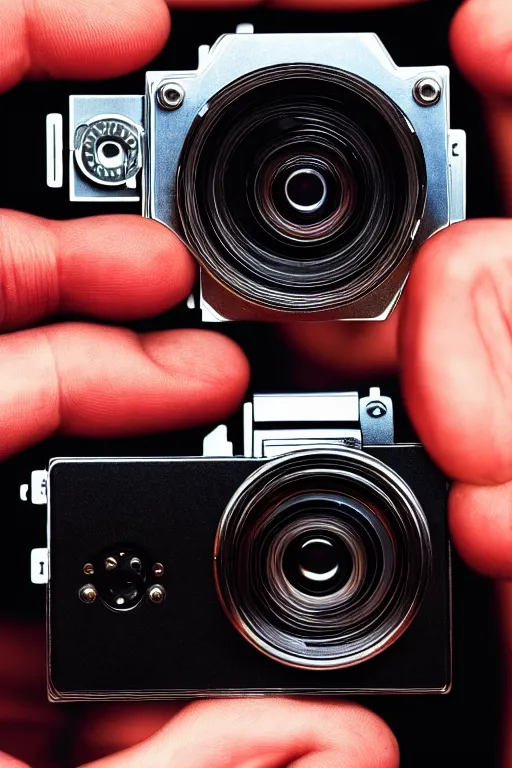 Image similar to The most complex looking opened camera like machine ever made, internals revealed photo taken by someone who doesn't know how to use a camera by Annie Lebovitz and Steve McCurry Ultra detailed, hyper realistic, 4k