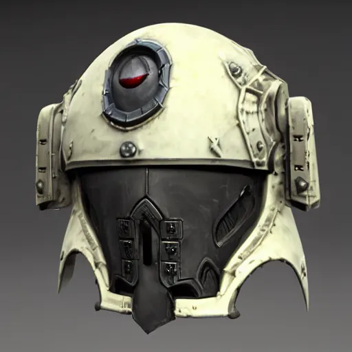 Prompt: grimdark imperial space marine helmet, unreal engine, 8 k, ultra realistic, ultra detail