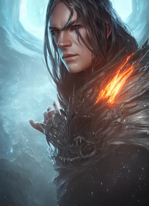 Image similar to elemental, ultra detailed fantasy, elden ring, realistic, dnd character portrait, full body, dnd, rpg, lotr game design fanart by concept art, behance hd, artstation, deviantart, global illumination radiating a glowing aura global illumination ray tracing hdr render in unreal engine 5