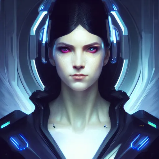 Image similar to a cyberpunk female, symetrical, fantasy, intricate, elegant, rim light, highly detailed, digital painting, artstation, concept art, matte, sharp focus, illustration, art by artgerm and greg rutkowski and william - adolphe bouguereau