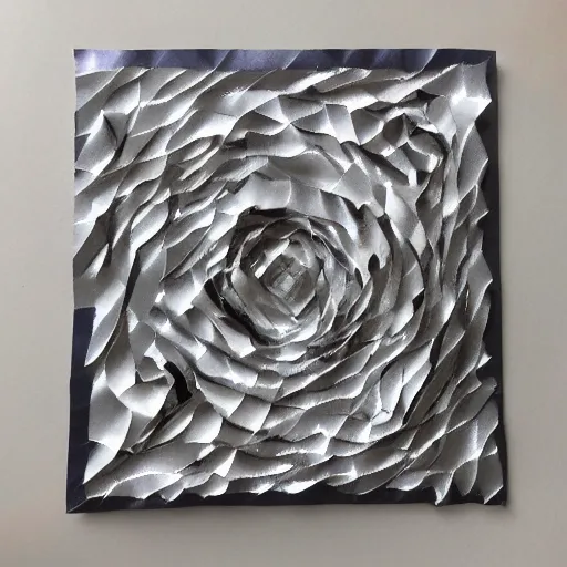 Image similar to claire silver paper art raise the bar