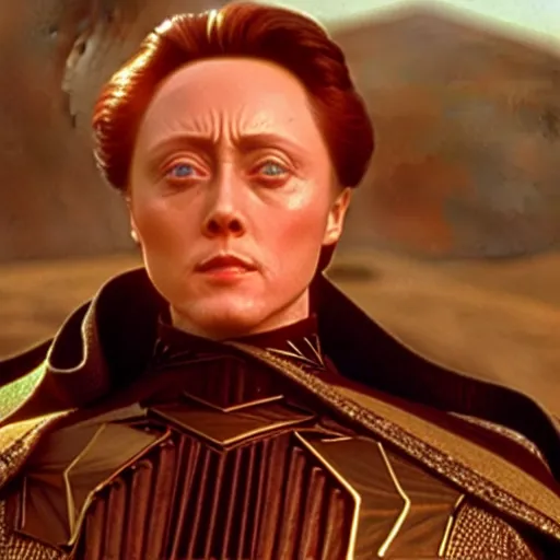 Image similar to christopher walken as emperor shaddam iv in dune