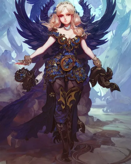 Prompt: Odin Sphere leifthrasir Vanillaware , D&D, fantasy, intricate, elegant, highly detailed, digital painting, artstation, concept art, matte, sharp focus, illustration, hearthstone, art by Artgerm and Greg Rutkowski and Alphonse Mucha