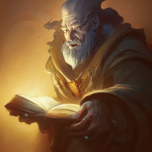 Prompt: a detailed portrait of a ghost wizard holding an ancient book, by justin gerard and greg rutkowski, digital art, realistic painting, dnd, dungeons & dragons, character design, trending on artstation