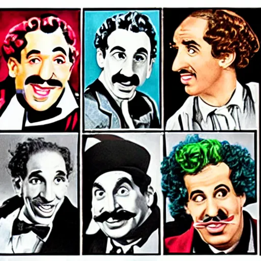 Image similar to Marx Brothers as The Avengers