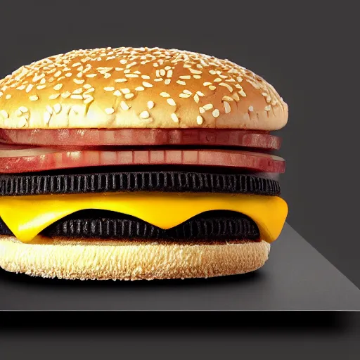 Image similar to New Mcdonalds burger the Big MacOreo - A big mag but with oreo crackers instead of a bun