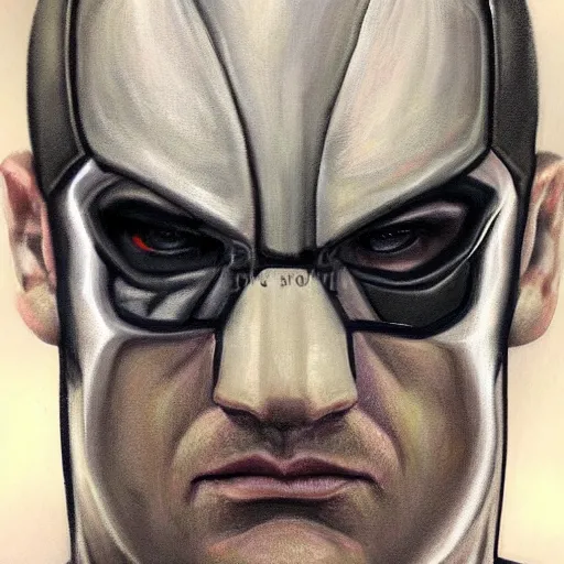 Prompt: detailed portrait of daredevil, symmetrical face, painting by greg ruthowski