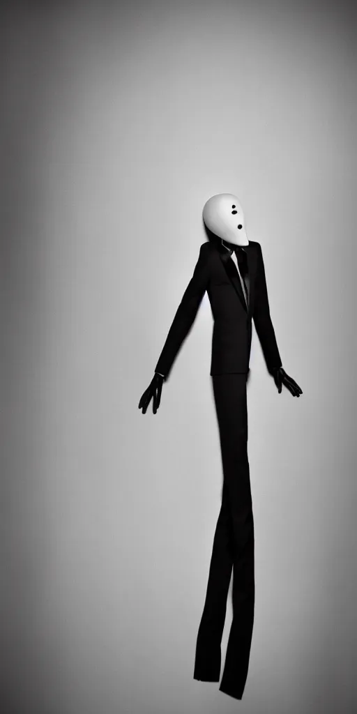 Image similar to Photograph of Slenderman featured in the GQ Magazine, professional photoshoot, award winning photography, 4KHD