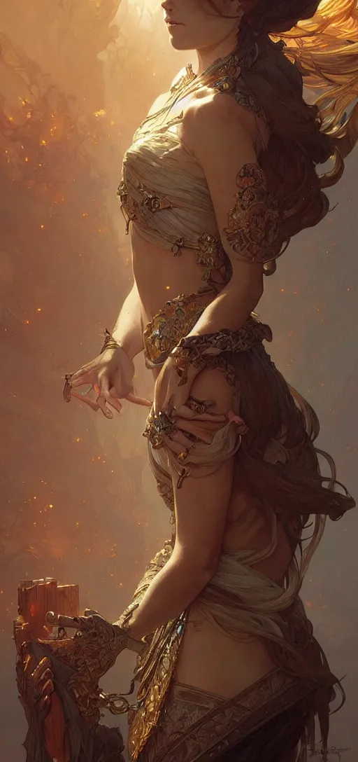 Image similar to d & d, fantasy, intricate, elegant, highly detailed, digital painting, artstation, concept art, matte, sharp focus, illustration, art by artgerm and greg rutkowski and alphonse mucha