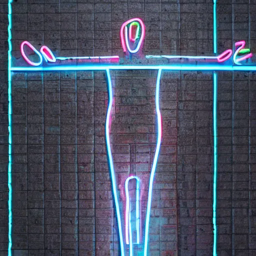 Image similar to a human sculpture made out of rain, neon light, beautiful, rendered in octane, unreal engine, realistic