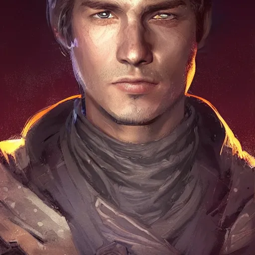 Image similar to portrait of a man by greg rutkowski, jedi knight anakin fel, short black hair, star wars expanded universe, he is about 3 0 years old, wearing the tactical gear of the galactic alliance, highly detailed portrait, digital painting, artstation, concept art, smooth, sharp foccus ilustration, artstation hq