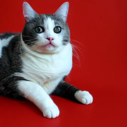 Image similar to Really fat cat