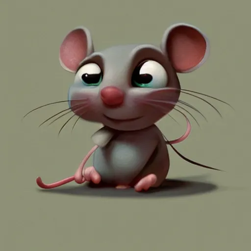 Prompt: mouse by pixar style, cute, illustration, digital art, concept art, most winning awards