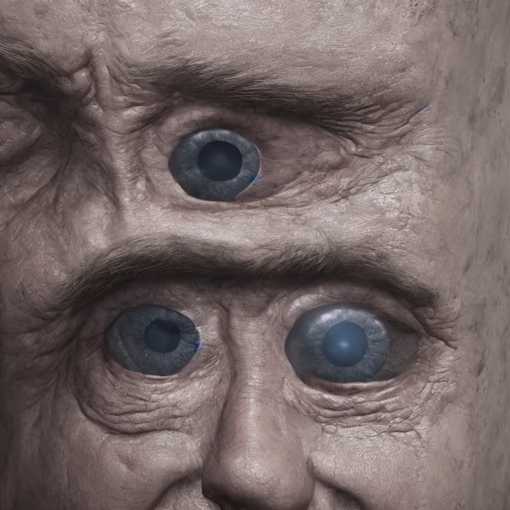 Image similar to the last vision of a dying blind mans eyes, hyper realistic, octane render, 8 k resolution, photo realistic