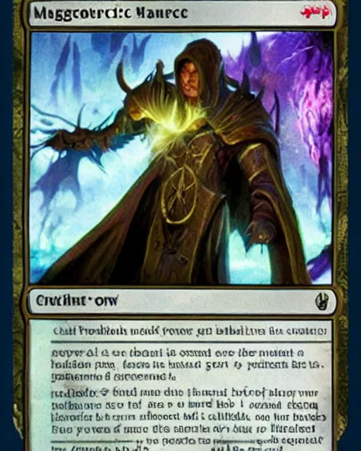 Image similar to magic the gathering card