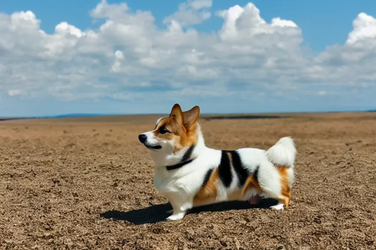 Image similar to nothing but corgis, as far as the eye can see. photo realistic 35mm 4k