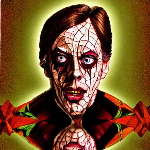 Image similar to Steve Buscemi as Harlequin, intricate, highly detailed, concept art, smooth, sharp focus