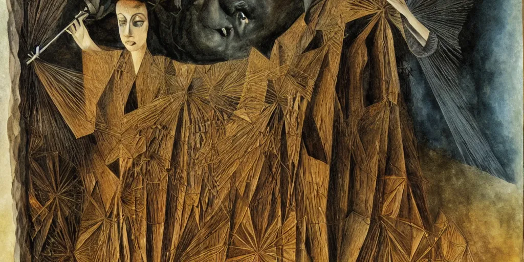 Image similar to random art in the style of remedios varo