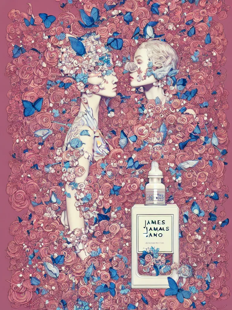 Image similar to fragrance advertising campaign by james jean, highly detailed, intricate