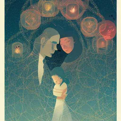 Image similar to Unconditional love, By Victo Ngai and James Gilleard