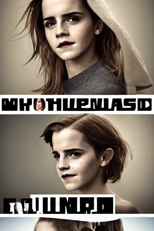 Image similar to emma watson as president, hyper realistic