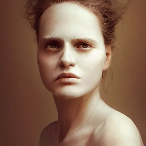 Image similar to portrait of a beautiful ghostly haunting female, depth of field, zeiss lens, detailed, symmetrical, centered, by annie leibovitz and steve mccurry, david lazar, jimmy nelsson, breathtaking, 8 k resolution, extremely detailed, beautiful, establishing shot, artistic, hyperrealistic, beautiful face, octane render