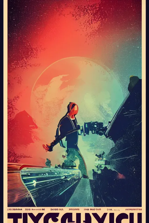 Prompt: tycho poster