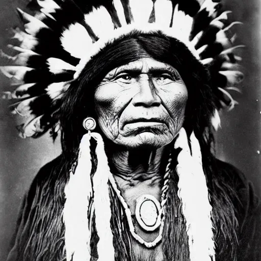 Image similar to haida tlingit portrait of chief seattle