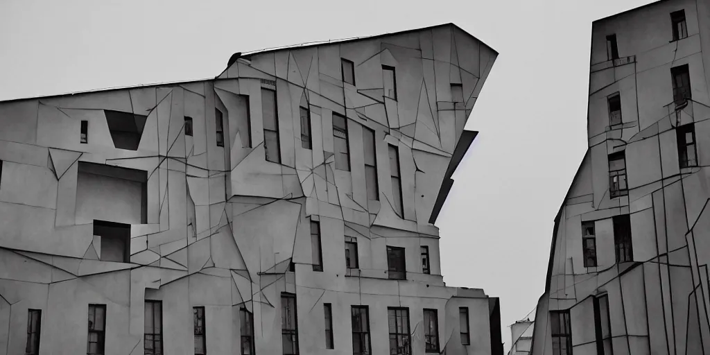 Image similar to tbilisi, architecture, bauhaus, pop surrealism, surrealism,