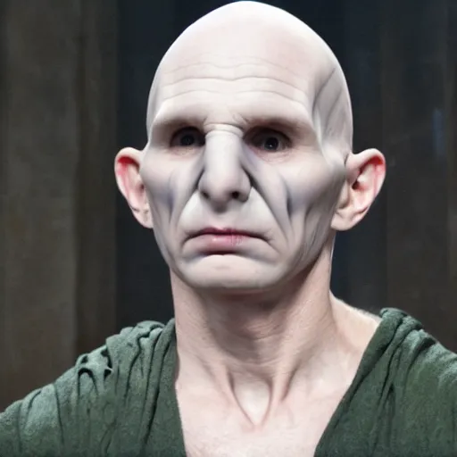 Prompt: Jk Simons as Voldemort