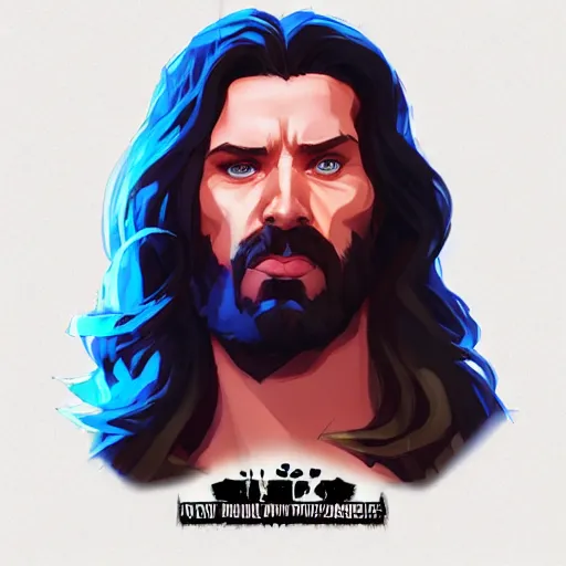 Image similar to portrait of jesus christ as a member of kiss the rock band, mattepainting concept blizzard pixar maya engine on stylized background splash comics global illumination lighting artstation lois van baarle, ilya kuvshinov, rossdraws