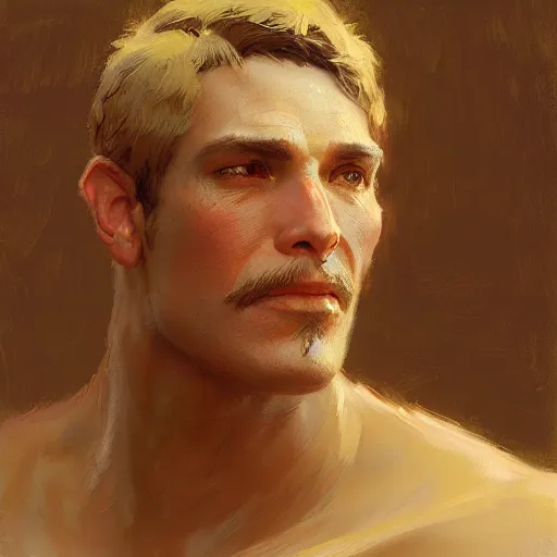 stunning male villager, highly detailed painting by | Stable Diffusion