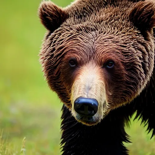 Image similar to close up of a grizzly black cave bearn