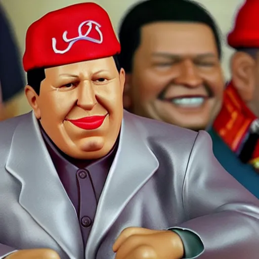 Prompt: hugo chavez toy. realistic. photo. photorealistic. detailed. high quality. high resolution. lossless quality. lossless. 8 k. hdr. 4 k. 8 k resolution. 1 6 k resolution