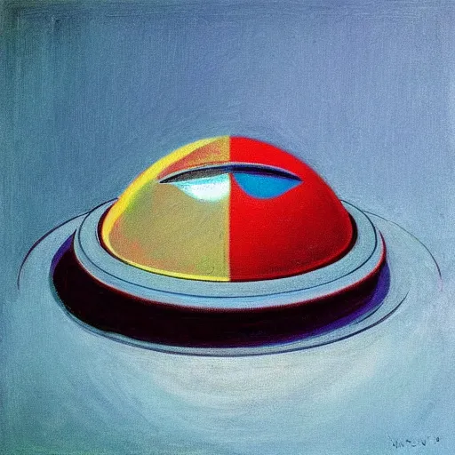 Image similar to alien by wayne thiebaud