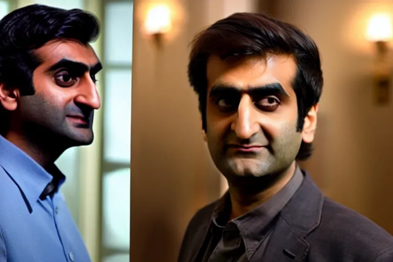 Prompt: kumail nanjiani as the next doctor who, mild depth of field, realistic, cinematic lighting