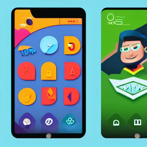 Image similar to arrow 3 d play store app icon material design pixar by rossdraws