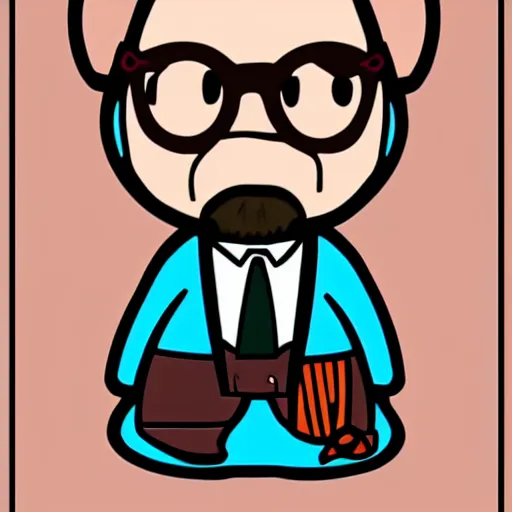 Image similar to Walter white in the style of hello kitty