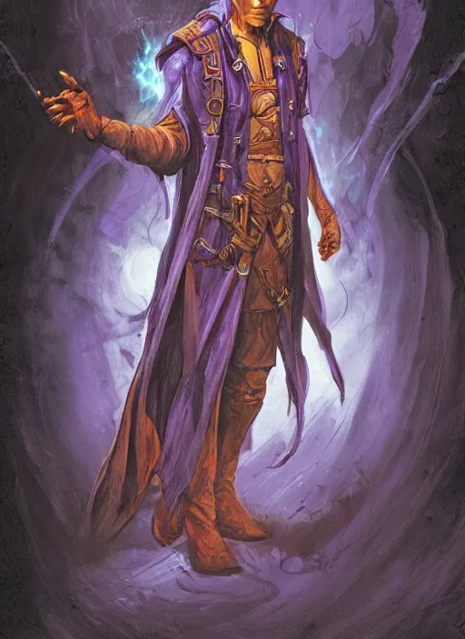 Prompt: a mastigos ( a mage specializing in the arcana of mind and space ) from the modern arcane thriller ttrpg'mage : the awakening ', 8 k, character concept reference art, by david mattingly and michael william kaluta and steve prescott and alex ross.