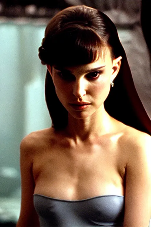 Image similar to Natalie Portman in fallen angel from wong kar wai