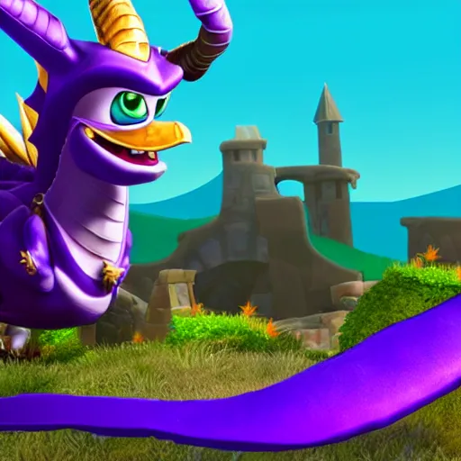 Image similar to photo of spyro