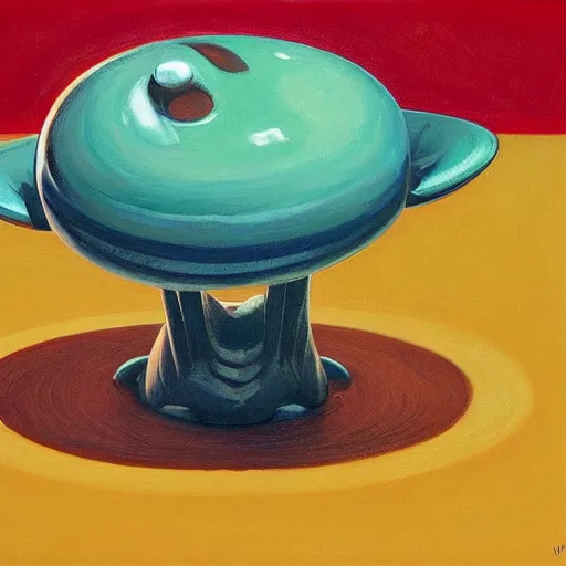 Image similar to alien by wayne thiebaud