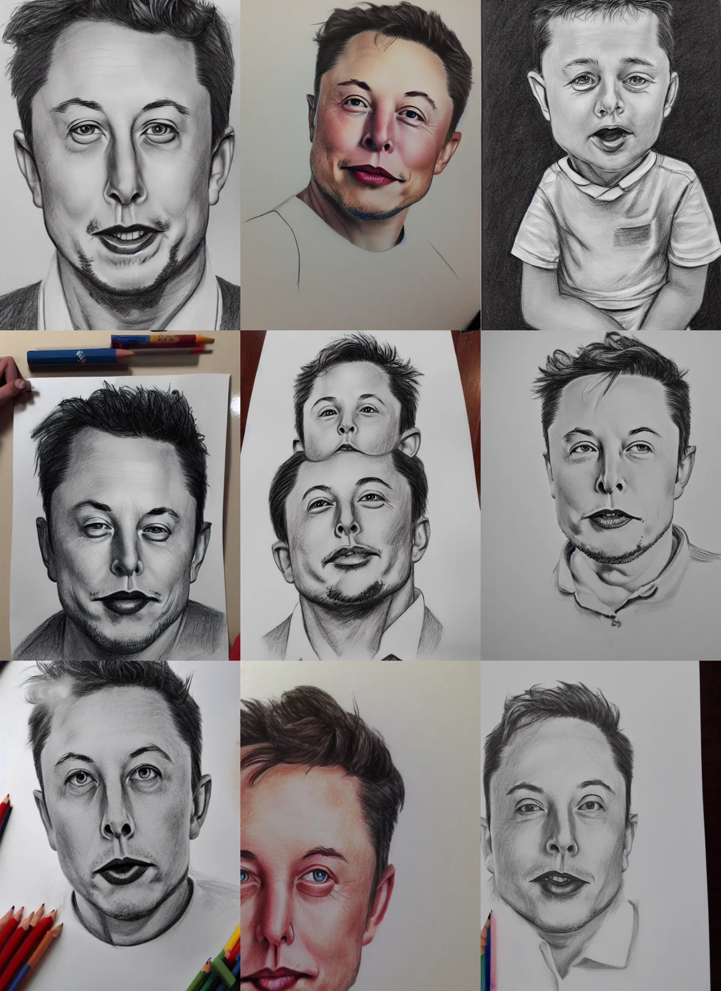 sketch of Elon Musk, owner of the successful and large Tesla company in  South Africa 6944705 Vector Art at Vecteezy