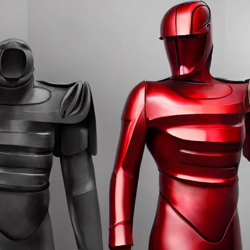 Image similar to A Spartan suit designed by Tesla, 4k UHD