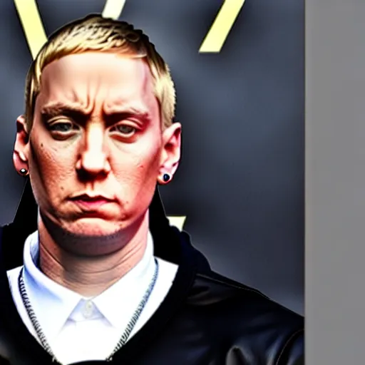 Prompt: eminem as french emperor