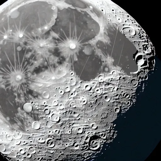 Image similar to the moon falling and destroying the planet earth